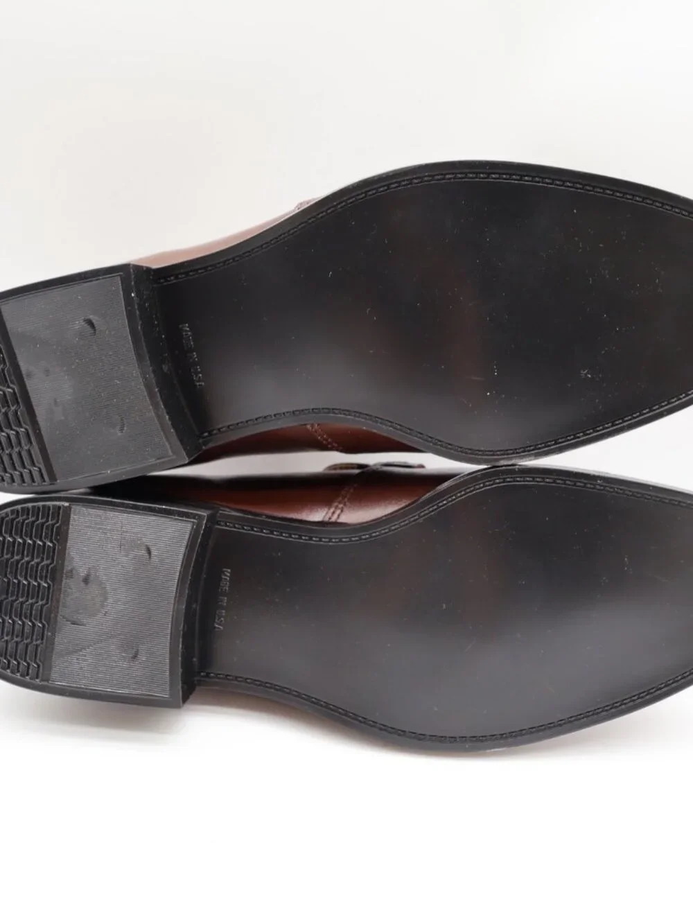 Barclay Men's 10.5 D Brown Leather Slip-On Dress Loafers Vintage USA Made